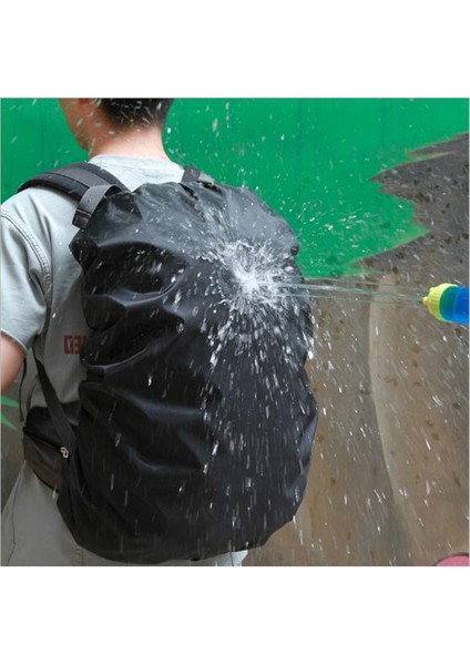 Siyah Stil S Beden Pratik Su Geçirmez ve Toz Kapağı Seyahat Taşınabilir Sırt Çantası Seyahat Aksesuarları Su Geçirmez Alışveriş Paket Torbaları (Yurt Dışından) fırsatları