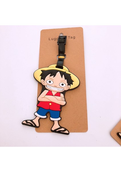 N Tarzı Sıcak Karikatür Baga Etiketleri Bagaj Isim Etiketleri Bir Parça Luffy Seyahat Bavulu Pvc Etiket Tutucu Yaratıcı Hediye Seyahat Aksesuarları (Yurt Dışından)