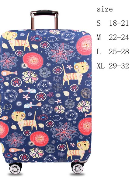 C Stili S Beden S M L Xl Inç Için Valiz Kılıfı Seyahat Aksesuarları, Valiz Elastik Koruyucu Kapak, Tekerlekli Bavul Kapak (Yurt Dışından)
