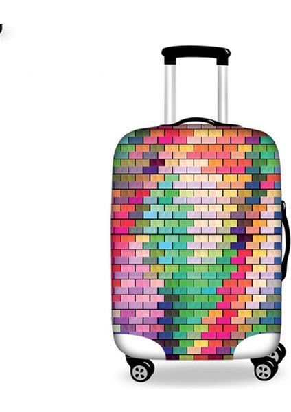 HA0094F26 Stili L Beden Ince Seyahat Valizleri Koruyucu Kılıfı 24 Inç Tekerlekli Çantalara Su Geçirmez Elastik Bavul Toz Yağmurluk Kapakları (Yurt Dışından)