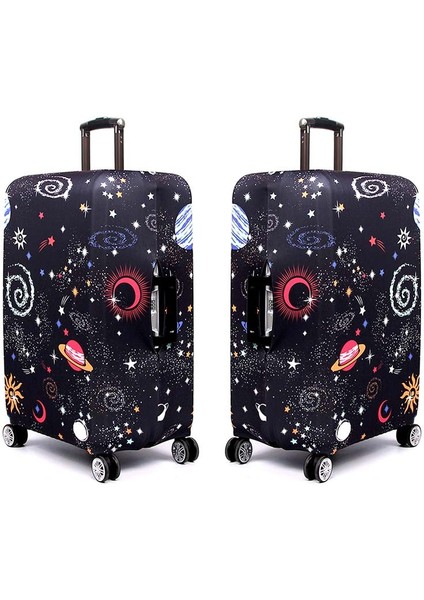 No.8 Stili S Beden Seyahat Valizi Toz Kapağı Tekerlekli Kasa Toz Kapağı Geçirmez Seyahat Aksesuarları Elastik Kumaş Bagaj Kapağı Uygun (Yurt Dışından) indirimleri