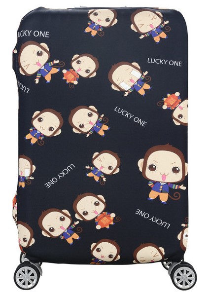 R Bagaj Kapağı Stili M Beden Sedeqı Seyahat Sıcak Satış Bagaaj Koruyucu Kapaklar Karikatür Elastik Valiz Kılıfı Valiz Seyahat Aksesuarları'na Uygundur (Yurt Dışından)