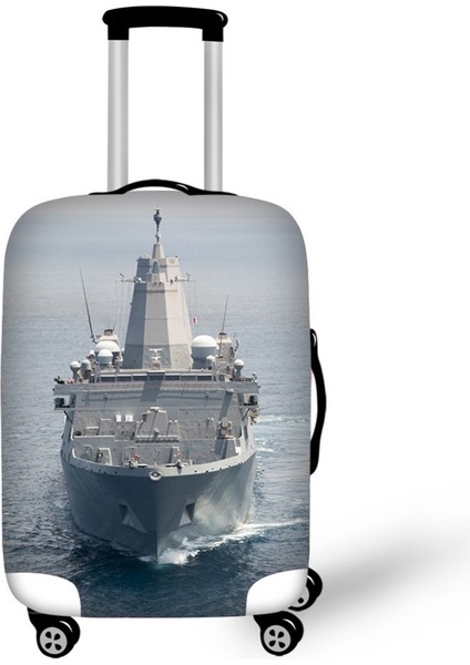 NO.2633 Tarzı M Beden Kruvaz Baskı Seyahat Valizi Koruyucu Kılıf Güvenli Seyahat Aksesuarları Elastik Bagaj Toz Kılıfı 18''-30'' Valizlere Uygundur (Yurt Dışından) fiyatları