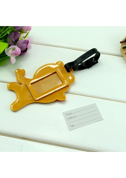 No.5 Tarzı Yeni Çizgi Film Pvc Valiz Etiketi Seyahat Kart Setleri Silikon Biniş Kartı Bagaj Aksesuarı Etiketi (Yurt Dışından) fırsatları