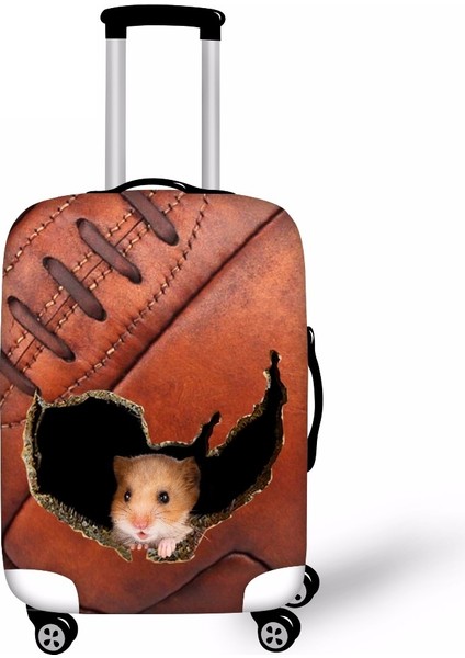 W3834F26 Stili S Beden Ince Seyahat Valizleri Koruyucu Kılıfı 24 Inç Tekerlekli Çantalara Su Geçirmez Elastik Bavul Toz Yağmurluk Kapakları (Yurt Dışından)