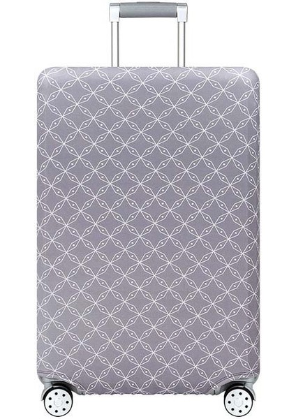 No.5 Tarzı S Beden Seyahat Bavul Kılıfı Seyahat Valizi Koruyucu Kılıf Trolley Bavul Çantası Kılıfı Kalın Elastik Seyahat Bavul Toz Kılıfı (Yurt Dışından)