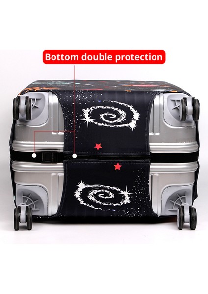G Tarzı Xl Beden Mutlu Gezegen Tekerlekli Valiz Koruyucu Kılıf Çiçekler Flamingo Mavi Rüya Seyahat Bavul Kılıfı Elastik Koruyucu Kapaklar XT910 (Yurt Dışından) indirimleri
