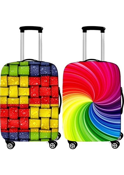 Bagaj Kapağı Stili Xl Beden Moda Çiçekli Valiz Koruma Kılıfı 20 Inç Seyahat Aksesuarları Esnek Kumaş Valiz Kılıfı (Yurt Dışından) fiyatları