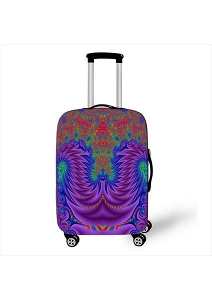 PXTMANDL02X Stili L Beden Mandala Çiçekli Baskılı Valiz Kılıfı Seyahat Aksesuarları Elastik Anti Toz Kadın Bavul Kılıfı Kapakları Için Yolculuk (Yurt Dışından)