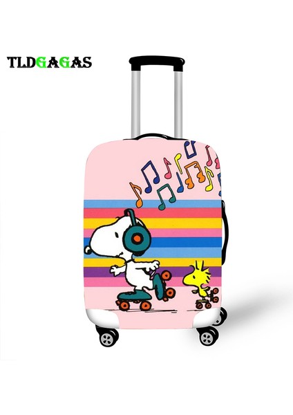 H Tarzı M Beden Elastik Bagaj Koruma Kılıfı Valiz Koruyucu Kapak Seyahat Aksesuarları Köpek Desen 3D - Valiz Koruyucu Kılıf Tekerlekli Çantalar Kapakları (Yurt Dışından)