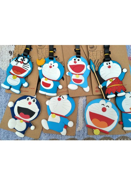 Kumral Tarzı Ivyye Doraemon Serisi Anime Seyahat Aksesuarları Bagaj Etiketi Valiz Kimlik Adres Taşınabilir Etiketler Tutucu Bagaj Etiketleri Yeni (Yurt Dışından)