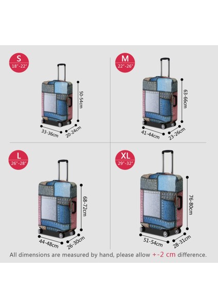 Luggage COVER19 Style L Beden Spandex Yüksek Kaliteli Valiz Koruyucu Kılıflar Kalın Elastik Toz Geçirmez Su Geçirmez Yağmur Erkek Seyahat Valizi Kapağı Için (Yurt Dışından) fiyatları