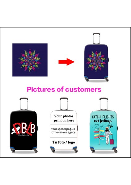 Luggage COVER19 Style L Beden Spandex Yüksek Kaliteli Valiz Koruyucu Kılıflar Kalın Elastik Toz Geçirmez Su Geçirmez Yağmur Erkek Seyahat Valizi Kapağı Için (Yurt Dışından) indirimleri