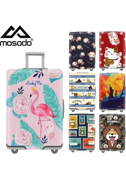 No.22 Tarzı S Beden Mosodo Valiz Kılıfı Bavul Koruyucu Kapak Seyahat Valizi Toz Kapağı Elastik Valiz Kalın Uygulayın - Valiz Koruma Kapağı (Yurt Dışından) fiyatları