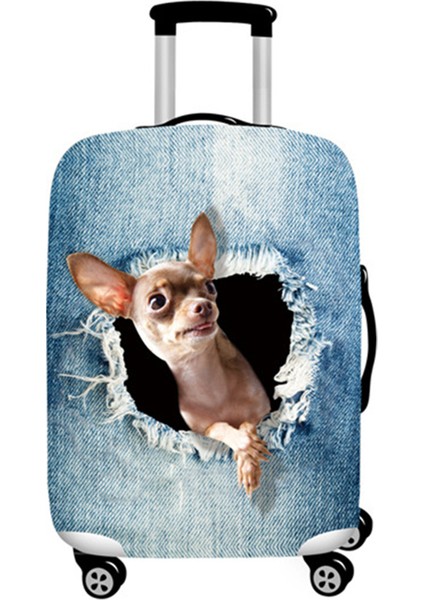 O Tarzı M Beden Ruputın Yeni Valiz Elastik Toz Kapağı 18-30 Inç Şifreli Bavul Seyahat Çantası Yüksek Kedi Koruyucu Kılıf - Turuncu (Yurt Dışından) fiyatları