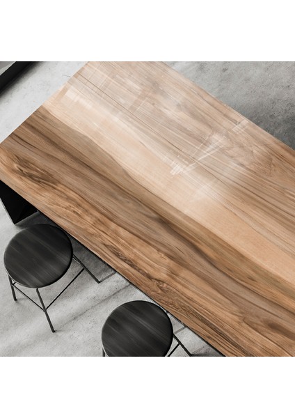 Mutfak Tezgah, Ahşap Desenli Mat Yüzey 160CM