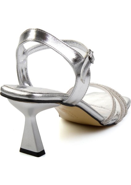 Metalik Lame Kadın Abiye Ayakkabı K05997550109 modelleri