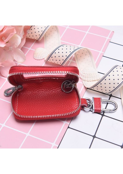 Bk Tarzı Deri Moda Anahtar Kılıfı Inek Derisi Anahtar Kapağı Anahtarlık Araba Fermuar Cüzdan Anahtar Cüzdanı Erkekler ve Kadınlar Araba Anahtar Çantası (Yurt Dışından) fiyatları