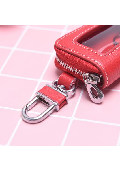 Bk Tarzı Deri Moda Anahtar Kılıfı Inek Derisi Anahtar Kapağı Anahtarlık Araba Fermuar Cüzdan Anahtar Cüzdanı Erkekler ve Kadınlar Araba Anahtar Çantası (Yurt Dışından) fırsatları