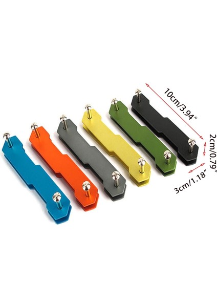 Sarı Stil D0LF Açık Hava Edc Anahtar Organizatörü Klip Akıllı Tutucu Klasör Taşınabilir Alüminyum Esnek Çok (Yurt Dışından) fırsatları