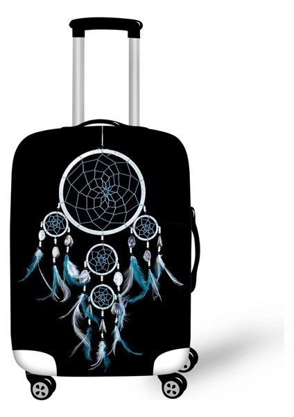 H10761F26 Stili M Beden Ince Seyahat Valizleri Koruyucu Kılıfı 24 Inç Tekerlekli Çantalara Su Geçirmez Elastik Bavul Toz Yağmurluk Kapakları (Yurt Dışından)