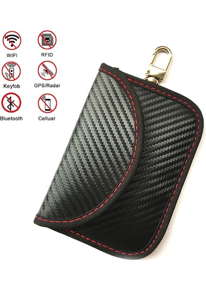 Siyah Stil Faraday Anahtar Çantaları Rfıd Sinyal Engelleyici Koruyucu Kart Fob Sinyal Kalkanlı Kılıf Anahtarsız Giriş Araba Gizlilik Koruma BAG1066 (Yurt Dışından) fiyatları