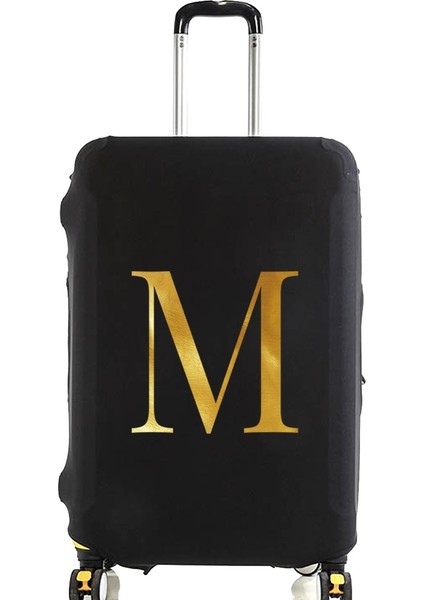 8 Harfli V Stili L Beden Bavul Kılıfı Valiz Koruyucu Kapak Mektup Ad Desen Seyahat Aksesuarları Elastik Bagaj Toz Kapağı Bavul Uygula (Yurt Dışından) fırsatları