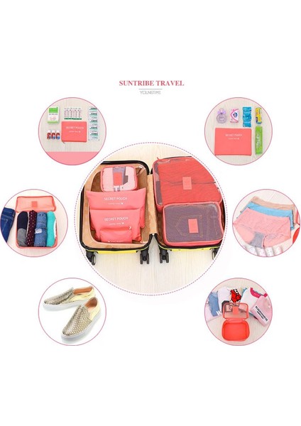 Yeşil Stil Çok Fonksiyonlu Seyahat Çantaları Su Geçirmez Giysi Saklama Bagaj Düzenleyici Torba Paketleme Küpü Erkek ve Kadın Seyahat Saklama Çantası (Yurt Dışından) modelleri