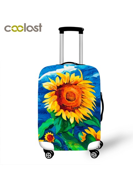 XTYH07 Stili Xl Beden Eiffel Kulesi Yağlı Boya Valiz Koruyucu Kapak Seyahat Aksesuarları Için Elastik Kapaklar Inç Trolley Durumunda Valiz Kapağı (Yurt Dışından) indirimleri