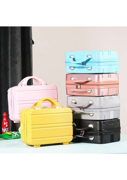 Sarı Stil Mini Sevimli Işık Taşınabilir Kadın Valizi 14 Inç Kozmetik Çantası Nefes Alabilen Su Geçirmez Dayanıklı Bagaj Özel Yapılabilir (Yurt Dışından) fiyatları