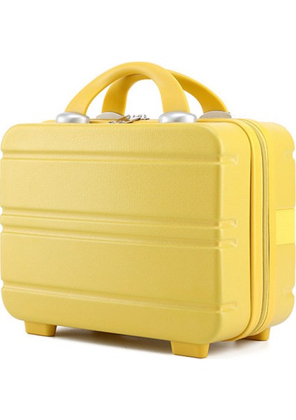Sarı Stil Mini Sevimli Işık Taşınabilir Kadın Valizi 14 Inç Kozmetik Çantası Nefes Alabilen Su Geçirmez Dayanıklı Bagaj Özel Yapılabilir (Yurt Dışından) indirimleri
