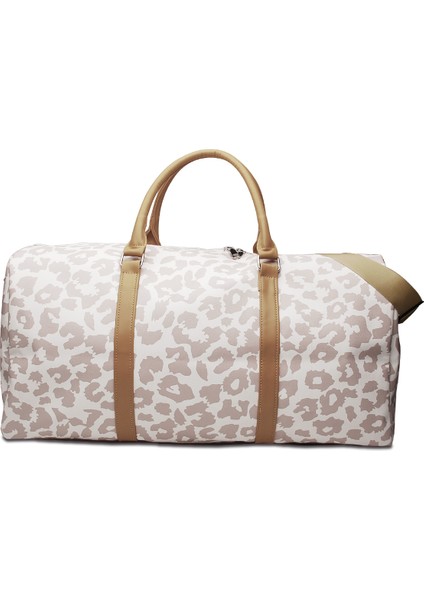 Siyah Leopar 2 Stili Perakende Pu Leopar Haftasonu Çanta Tavşan Duffle Tote Dom Büyük Seyahat Çantası Omuz Askılı Seyahat Için (Yurt Dışından) fırsatları