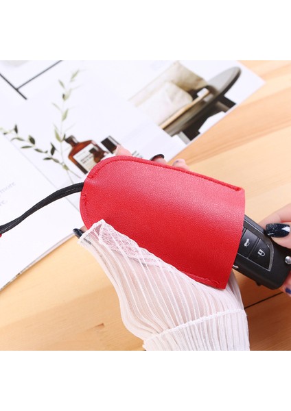 No.6 Tarzı Yeni Moda Yaratıcı Anahtar Kılıfı Düz Renk Araba Anahtar Tutucu Ev Kilidi Evrensel Çanta Deri Mini Sevimli Anahtar Çantası Kapak (Yurt Dışından)