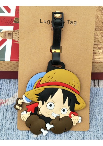 Ben Stil Sıcak Karikatür Baga Etiketleri Bagaj Isim Etiketleri Bir Parça Luffy Seyahat Bavulu Pvc Etiket Tutucu Yaratıcı Hediye Seyahat Aksesuarları (Yurt Dışından)