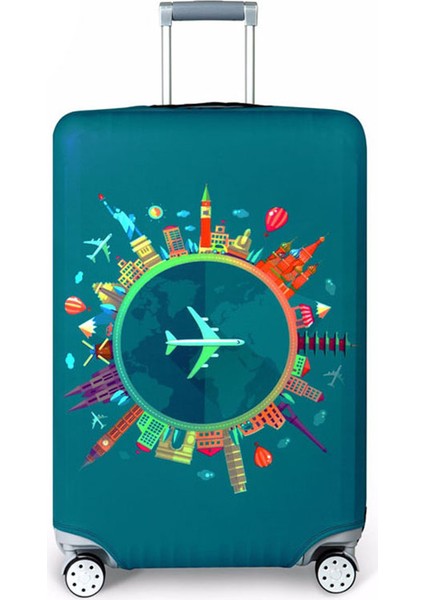 Bir Stil Xl Beden Daha Kalın Seyahat Valizi Koruyucu Kılıf Bavul Kılıfı Seyahat Aksesuarları Elastik Valiz Kılıfı Bavul Kılıfı Uygulanır - Türkçe (Yurt Dışından)
