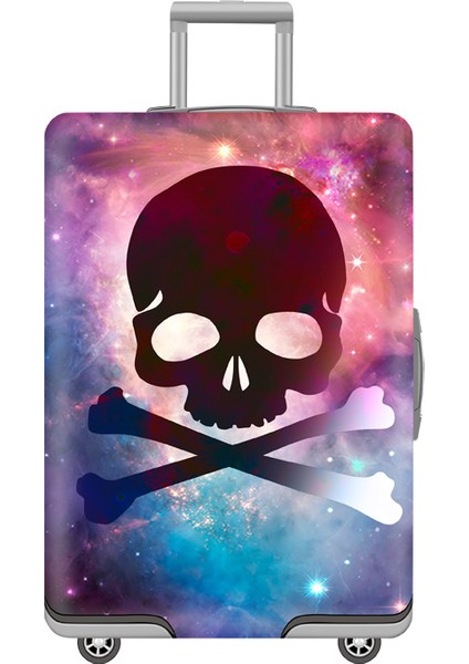 Mürekkep Stili Xl Beden Qehııe Seyahat Esneklikli Bagaj Kılıfı Karikatür Köpek Toz Kılıfı Kowboylar Bavul Koruyucu Kılıf Bavul Kapağı (Yurt Dışından)