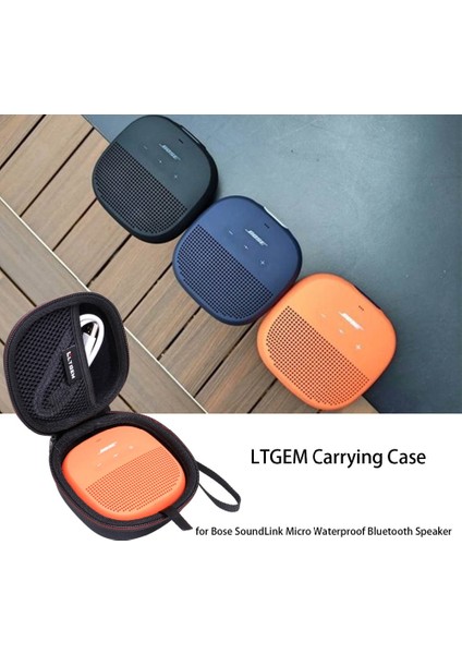 Bose Soundlink Micro Kılıfı - Ltgem Eva Sert Kılıf Bose Soundlink Micro Hoparlör Için Siyah (Yurt Dışından)