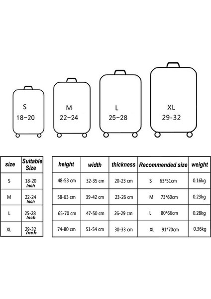 No.2 Tarzı M Beden Qıaqu Seyahat Aksesuarları Yeni Ins ile Aynı Paragraf Çok Fonksiyonlu Toz Geçirmez Kalın Elastik Renkli Valiz Kapağı (Yurt Dışından) modelleri