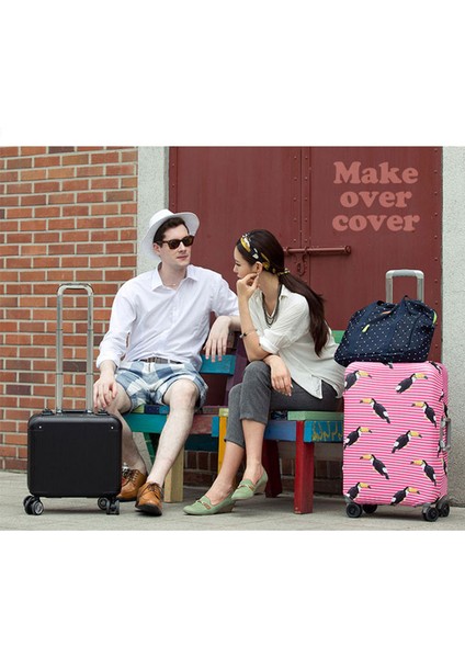 No.2 Tarzı M Beden Qıaqu Seyahat Aksesuarları Yeni Ins ile Aynı Paragraf Çok Fonksiyonlu Toz Geçirmez Kalın Elastik Renkli Valiz Kapağı (Yurt Dışından) indirimleri