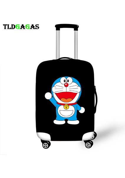 G Tarzı M Beden Elastik Bagaj Koruyucu Kılıf Valiz Koruyucu Kapak Tekerlekli Çantalar 3D Seyahat Aksesuarları Doraemon Desenli (Yurt Dışından) indirimleri