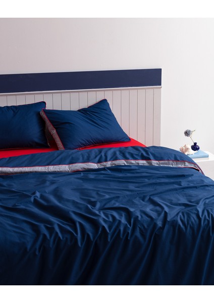 Allure King Size %100 Pamuk Nevresim Takımı - Lacivert fiyatları