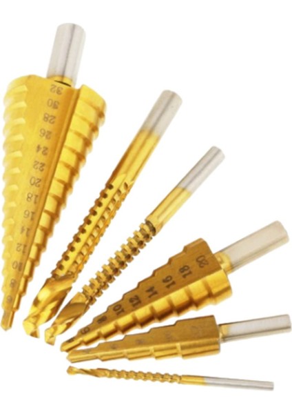 Kademeli Matkap Saç Delme Ucu Seti Takımı 6 Parça fiyatları