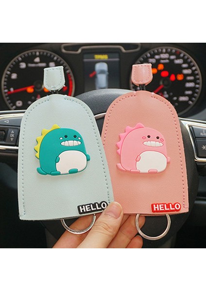 No.4 Tarzı Sevimli Corgi Köpek Unisex Kapalı Tip Anahtar Çantası Pu Deri Anahtar Cüzdanı Ev Sahipleri Araba Anahtar Tutucu Kılıf Yeni Deri Anahtarlık Torbası (Yurt Dışından)