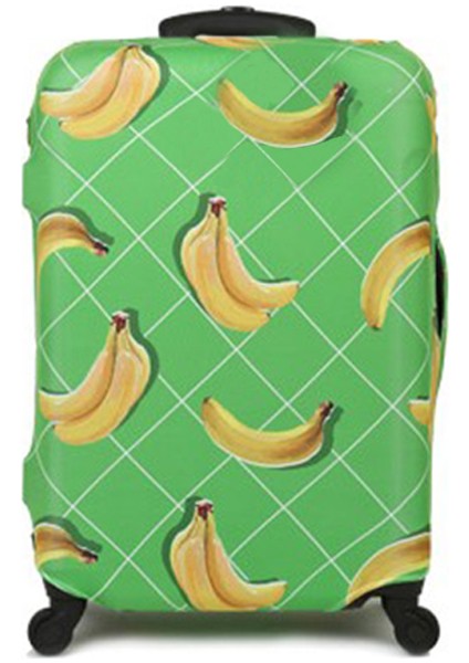 No.7 Tarzı Xl Beden Hmunıı Moda Valiz Kılıfı Seyahat Bavulu Korumalı Kapaklar Kapaklı Bavul Kapaklı Fermuarlı (Yurt Dışından)