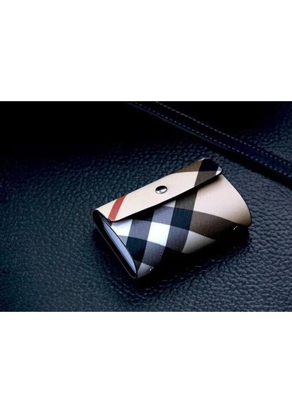 Kumral Tarzı Klasik Çek Tasarımlı 26 Bit Kart Cüzdanı Pu Deri Kartlık Hem Kadınlar Hem De Erkekler Için (Yurt Dışından) fiyatları