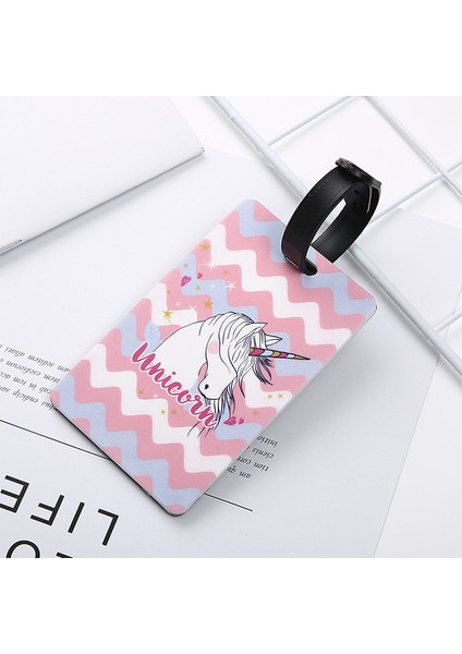 Ks-7 Stili Yeni Valiz Seyahat Aksesuarları Moda Seyahat Bagaj Etiketi Taşınabilir Valiz Kimlik Adres Tutucu Silikon Bagaj Biniş Etiketi (Yurt Dışından)