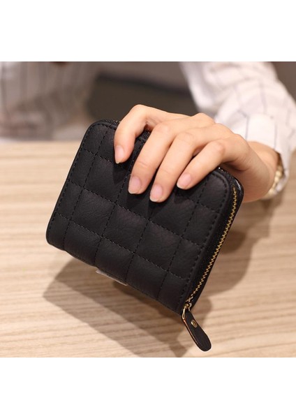 Siyah Stil Kadın Cüzdan Fermuar ve Tokalı Sevimli Cüzdan Öğrenci Küçük Pu Cüzdan Bozuk Para Cüzdanı Moda Kadın Kart Çantası Için Kadın Cartera Mujer (Yurt Dışından) indirimleri