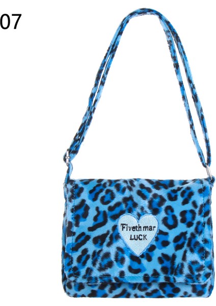 No.7 Tarzı Kadın Tote Çantaları Tüylü Kalp Desen Peluş Yumuşak Koltuk Altı Omuz Çantası Rahat Yumuşak Çapraz Çanta Kavrama El Çantası (Yurt Dışından)