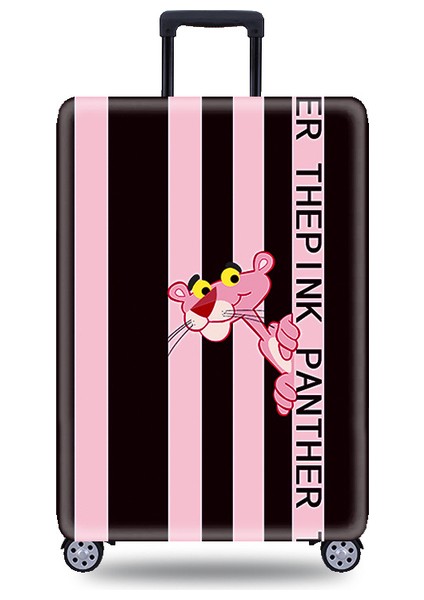 No.3 Tarzı Xl Beden Sevimli Dolgulu Bagaj Koruyucu Kılıf Pembe Oyuncu Leopar Baskılı Seyahat Aksesuarı Uygun Inç Valiz Kılıfı (Yurt Dışından)