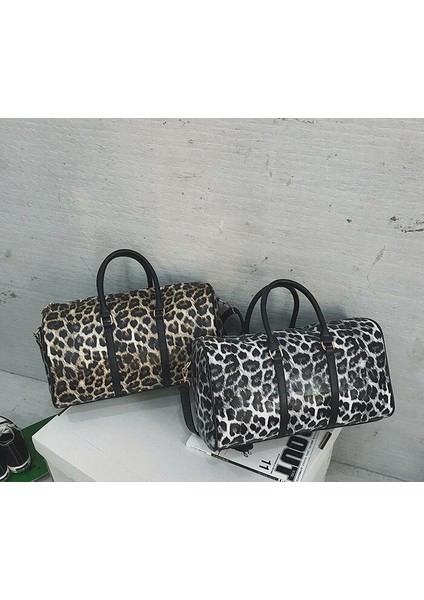 Altın Tarzı Avrupa ve Amerika Moda Büyük Kapasiteli Seyahat Çantası Leopar Tek Omuz Büyük Çanta - Türkçe E-Ticaret Ürün Başlığı (Yurt Dışından) fırsatları